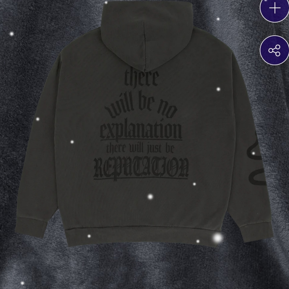 XS/SM Unopened Taylor Swift Oversized Reputation Hoodie